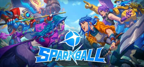Sparkball Steam header artwork